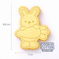 Easter Bunny with Large Carrot Cookie Cutter and Embosser Set – Easter Collection