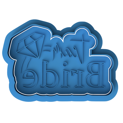 Team Bride Cookie Cutter and Embosser Set - Bridal Shower and Bachelorette Party