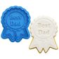 Best Dad Cookie Cutter & Embosser Father’s Day Biscuit Stamp