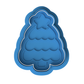 Cute Christmas Tree Cookie Cutter and Embosser | Festive Holiday Star Tree Baking