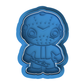 Jason Voorhees Horror Cookie Cutter with Embosser | Friday the 13th Slasher Biscuit Stamp | Halloween Villain Baking Tool