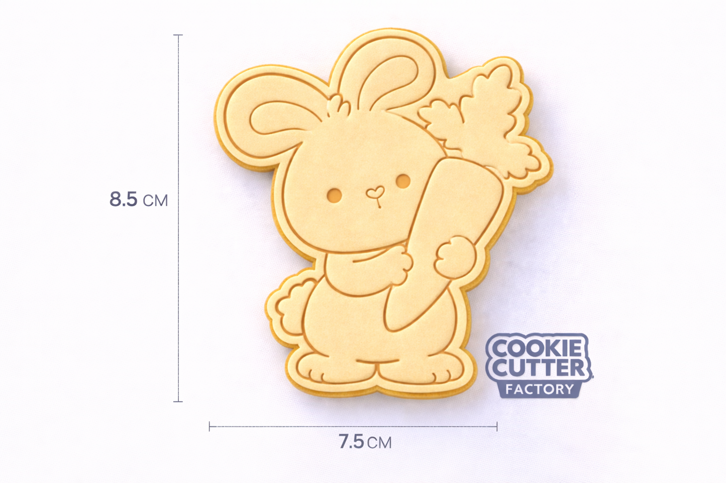 Easter Bunny with Giant Carrot Cookie Cutter and Embosser Set – Easter Collection
