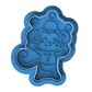 Circus Monkey Cookie Cutter & Embosser Stamp