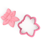 Daffodil Flower Frame Cookie Cutter and Embosser Stamp Set