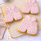 Floral Easter Bunny Rainbow Cookie Cutter and Embosser Set – Easter Collection