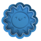 Cute Smiling Sun Cookie Cutter and Embosser Stamp Set | Sunshine, Summer, Kawaii