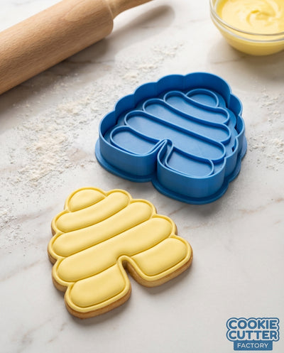 Beehive Cookie Cutter and Embosser Set – Honey Bee Garden Party Baking Tool