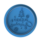 Merry Christmas Tree Cookie Embosser – Festive Holiday Design