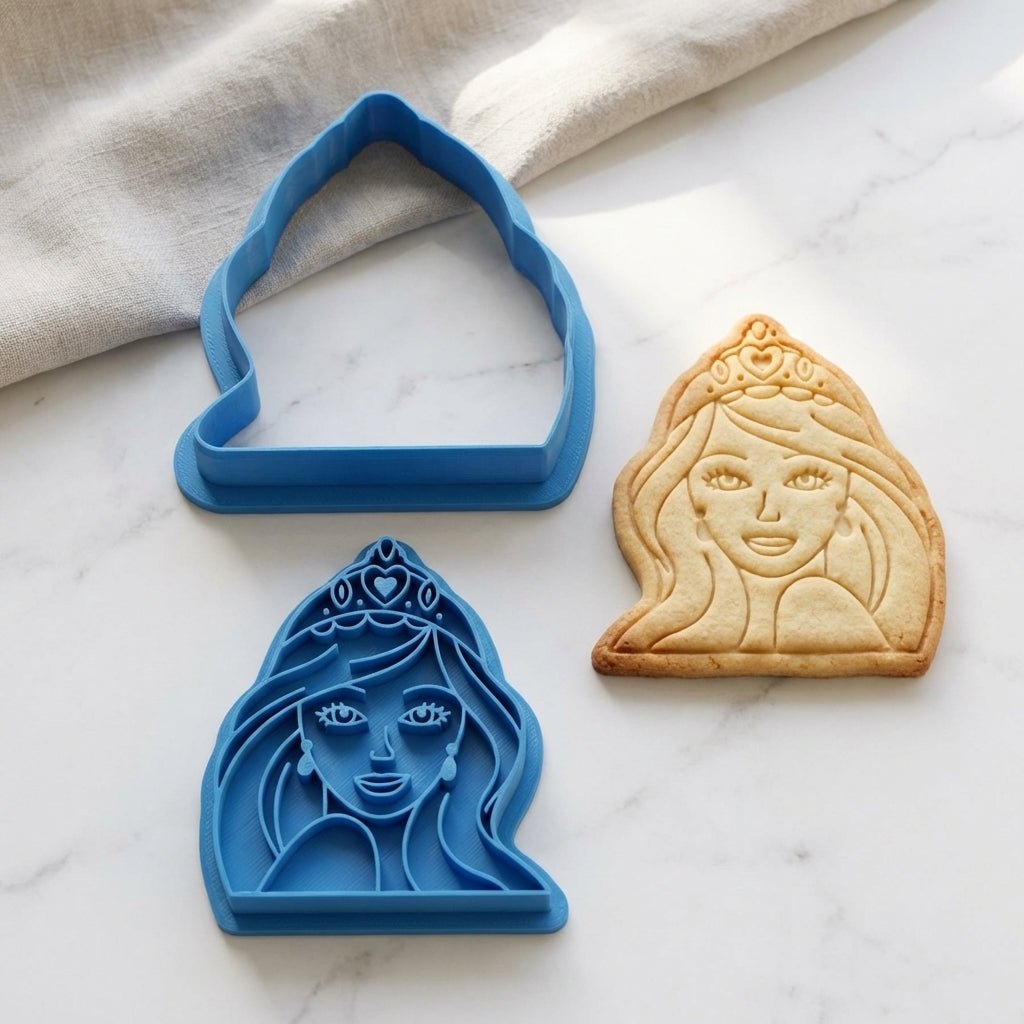 Doll Character Cookie Cutter & Embosser Stamps Set V2 Kids TV