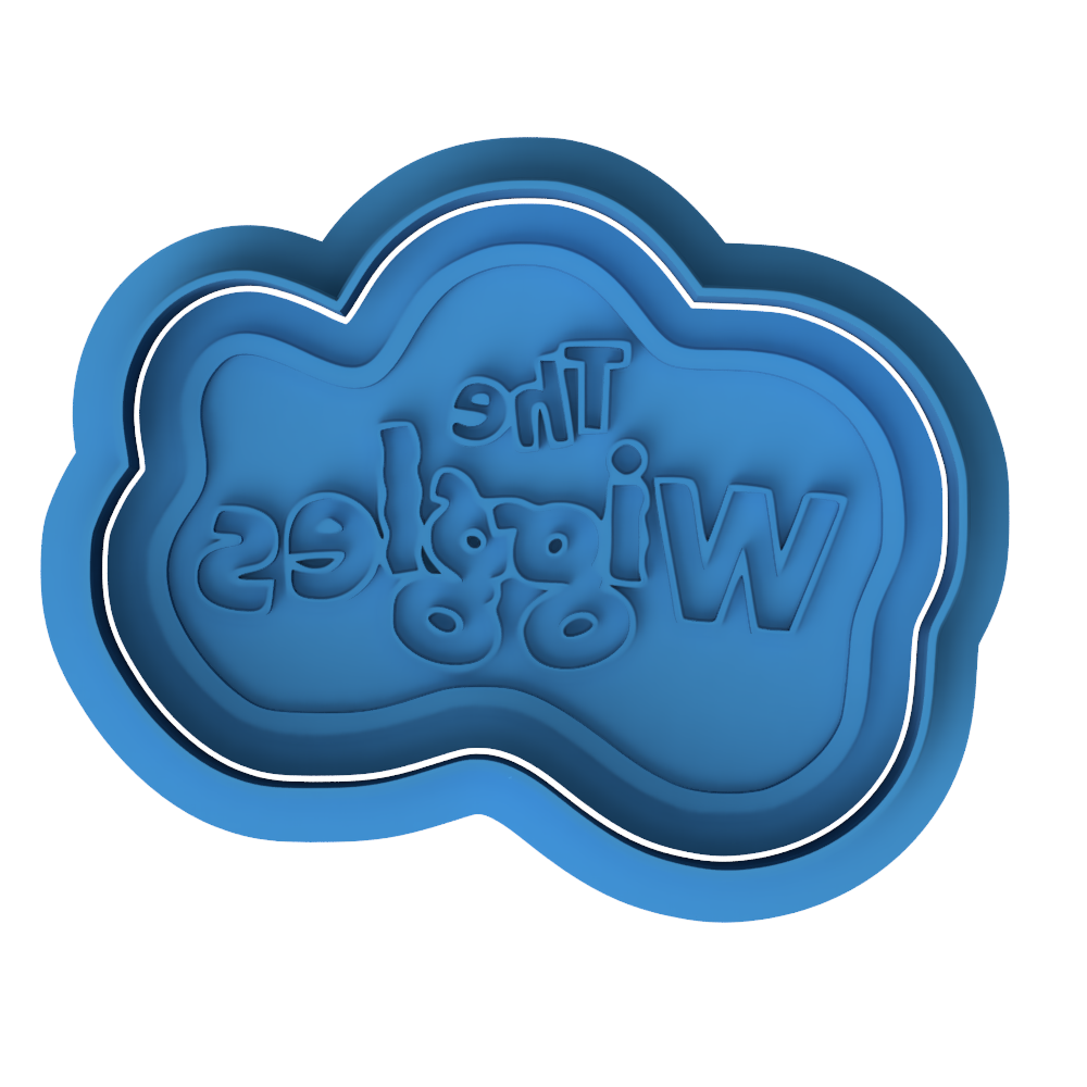 The Wiggles Logo Cookie Cutter and Embosser Set | Wiggles Party Baking Supplies