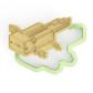 Axolotl Adventure Cookie Cutter and Stamp Embosser - 6cm x 8.5cm