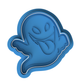 Cheeky Ghost Cookie Cutter & Embosser Halloween Biscuit Stamp