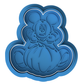 Mickey Mouse Pumpkin 2 Halloween Cookie Cutter with Embosser | Disney Character Biscuit Stamp | Kids Spooky Baking Tool