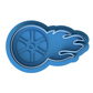 Flaming Tire Cookie Cutter & Embosser – Hot Wheels Racing Theme