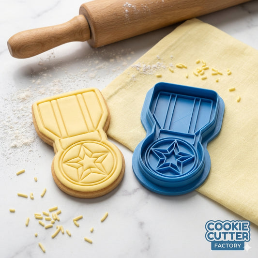 Military Service Medal Cookie Cutter and Embosser Set – Honor and Valor Series