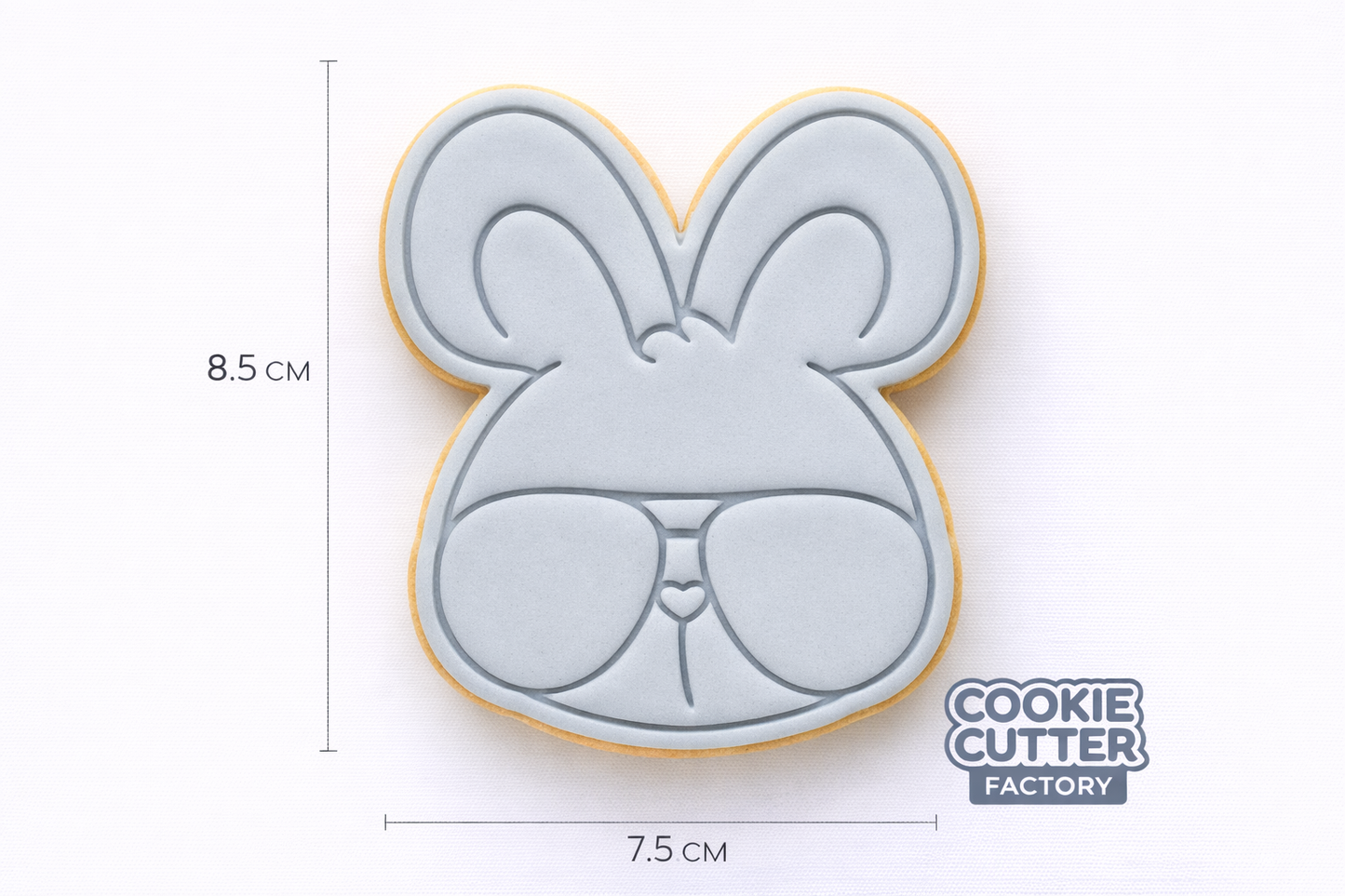 Sunglasses Bunny Easter Cookie Cutter and Embosser Set – Easter Collection