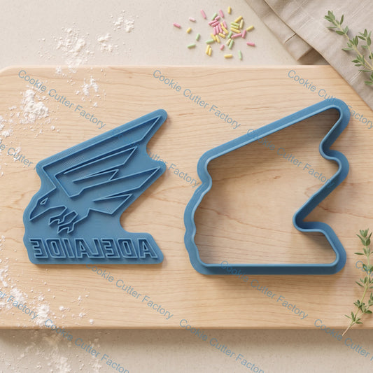 Adelaide Crows Cookie Cutter and Embosser Stamp | Footy Fan, Game Day, Grand Final Party