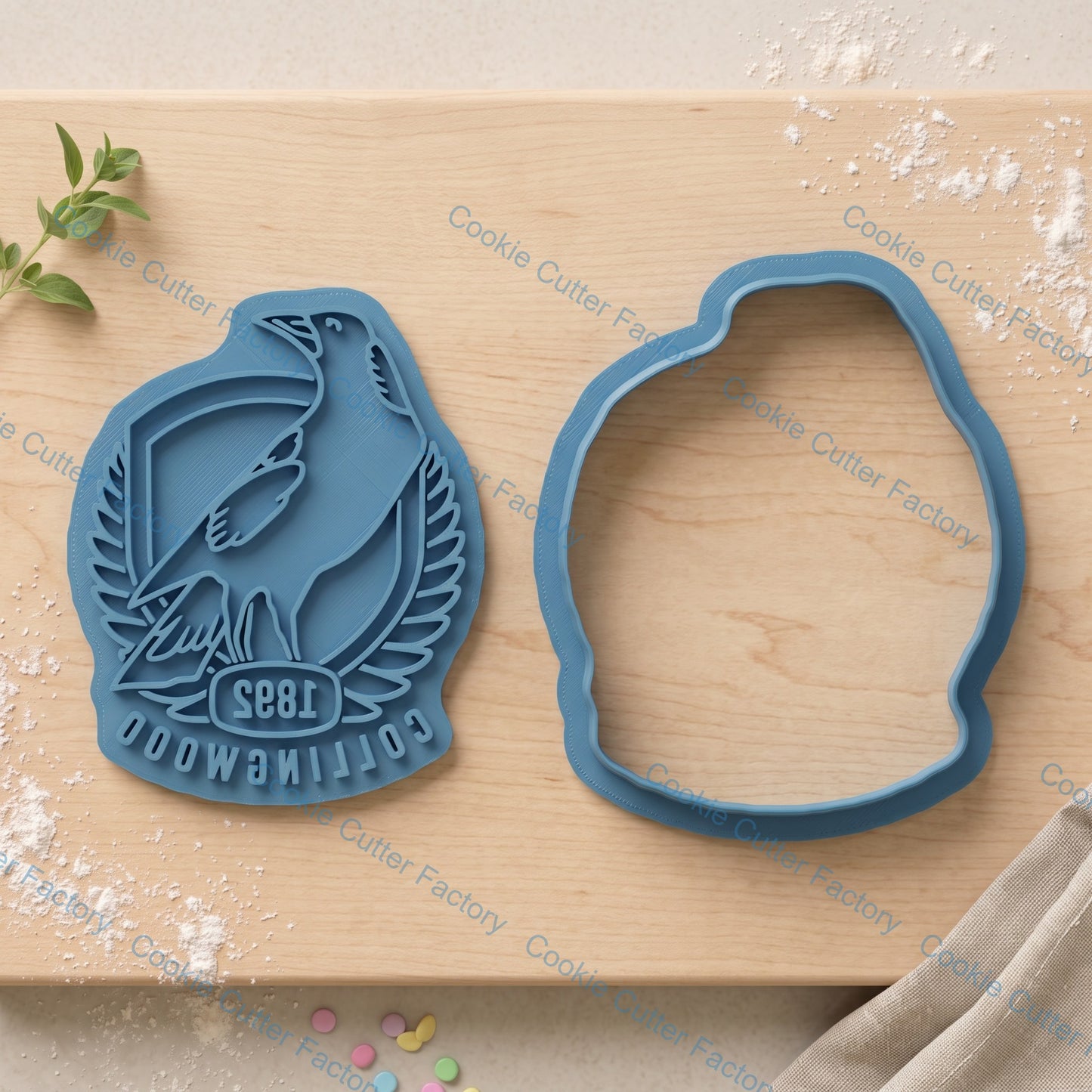 Collingwood Cookie Cutter and Embosser Stamp | Game Day, Footy Fan, Grand Final Party