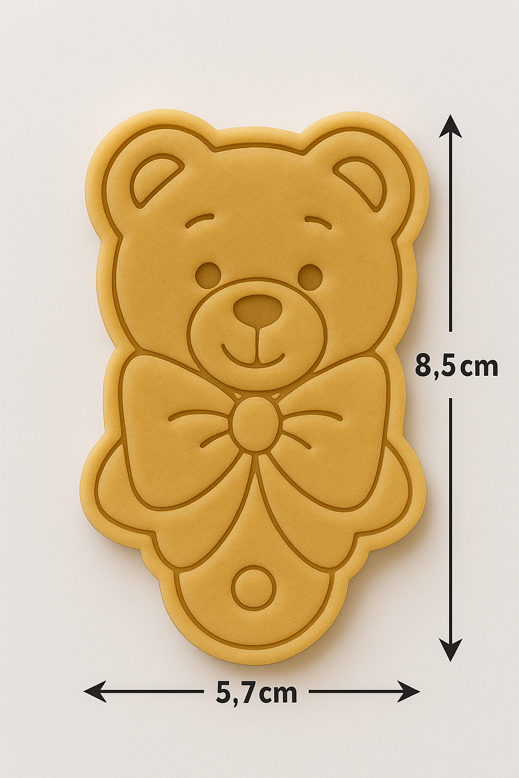 Baby Bear Rattle  Cookie Cutter and Embosser Stamp Set