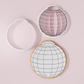 Disco Ball Cookie Cutter and Stamp Embosser