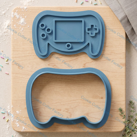 Retro Game Controller Cookie Cutter and Embosser Stamp | Video Game Party, Arcade Theme, Gamer Gift