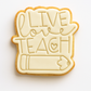 Live Love Teach Cookie Cutter | Teacher Appreciation Embosser
