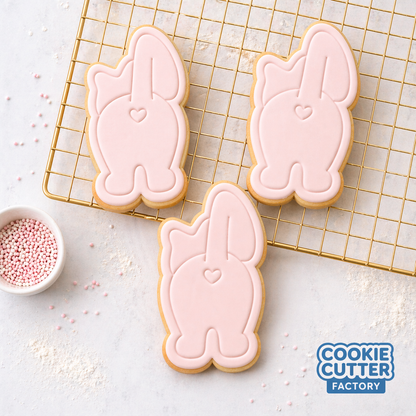 Cheeky Cat Butt Cookie Cutter and Embosser