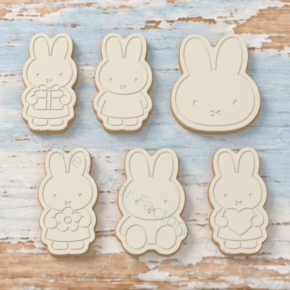Miffy six design set impressions Coastal timber