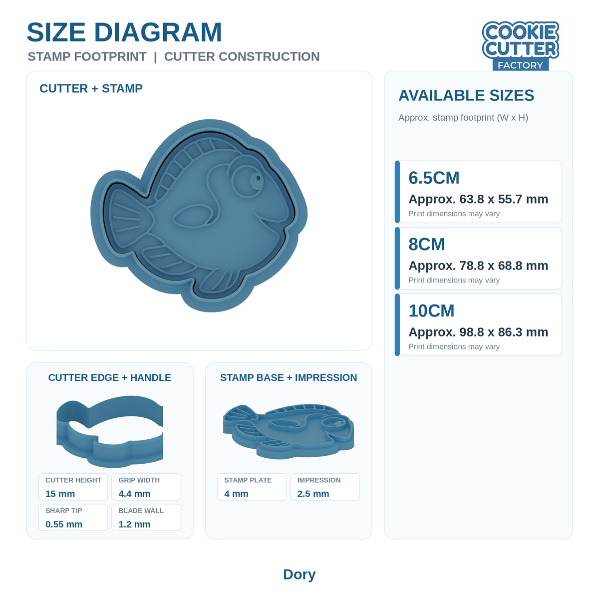 Finding Nemo Cookie Cutter and Embosser Stamp Set – Set of 6 | CCF_APPROVED_MEDIA_V1:4:a2a0a24a76fbae66821efaa1e882993fdb4e739e4f888b149c3515f29fbb921c