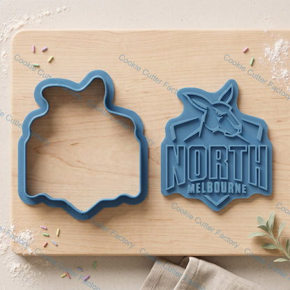 North Melbourne Cookie Cutter and Embosser Stamp | Game Day, Footy Fan, Grand Final Party