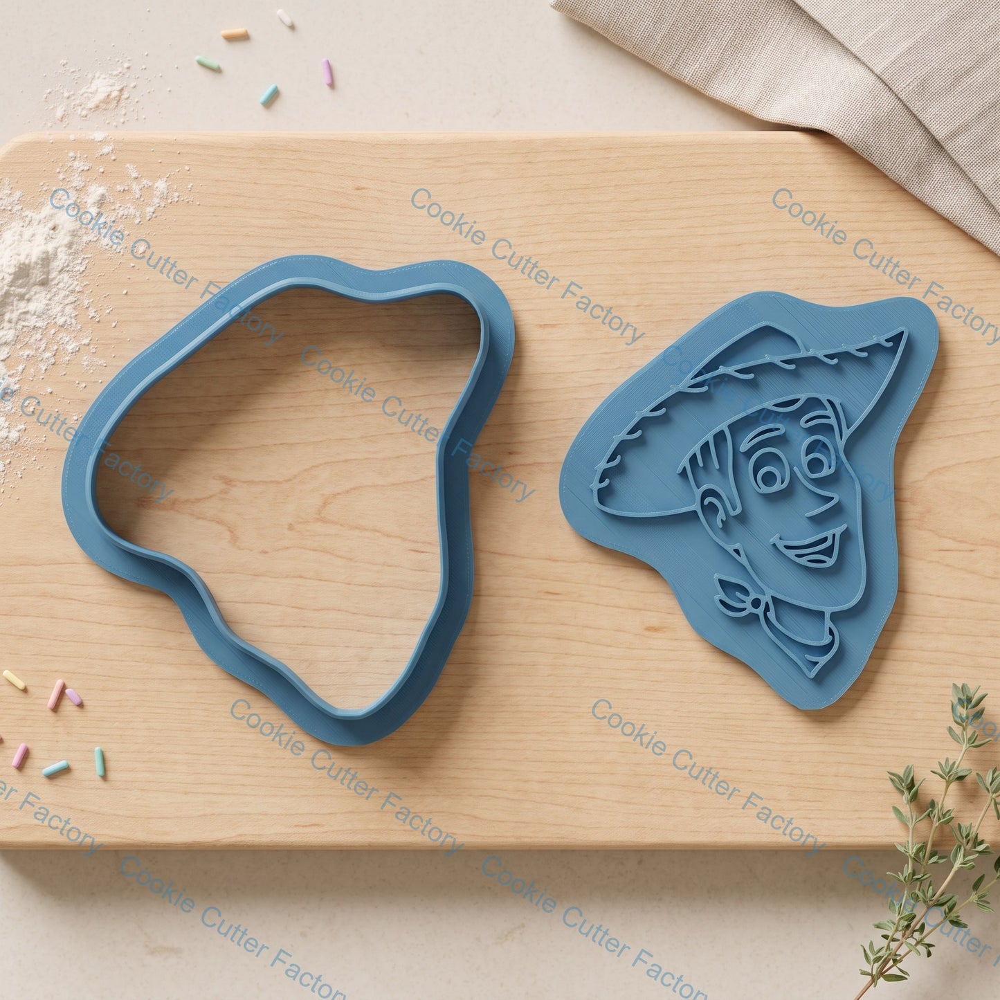 Toy Story Characters Cookie Cutter and Embosser Stamp Set