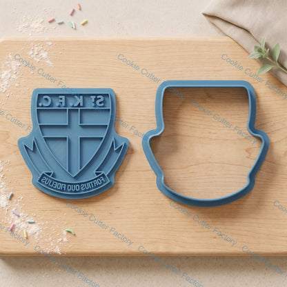St Kilda Football Club Cookie Cutter and Embosser Stamp | Footy Fan, Game Day, Grand Final Party