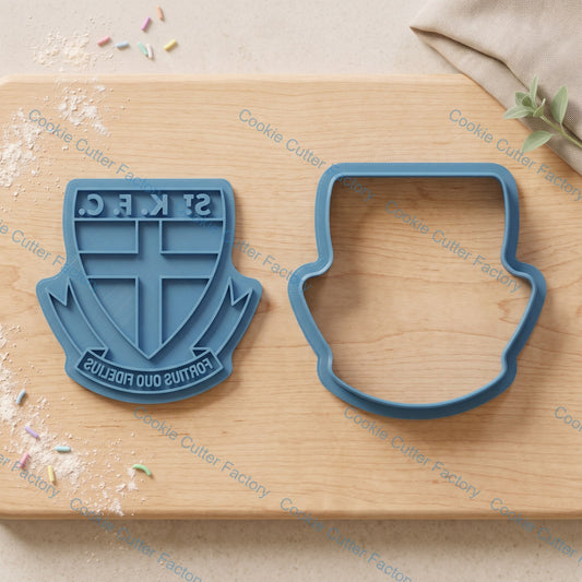 St Kilda Football Club Cookie Cutter and Embosser Stamp | Footy Fan, Game Day, Grand Final Party