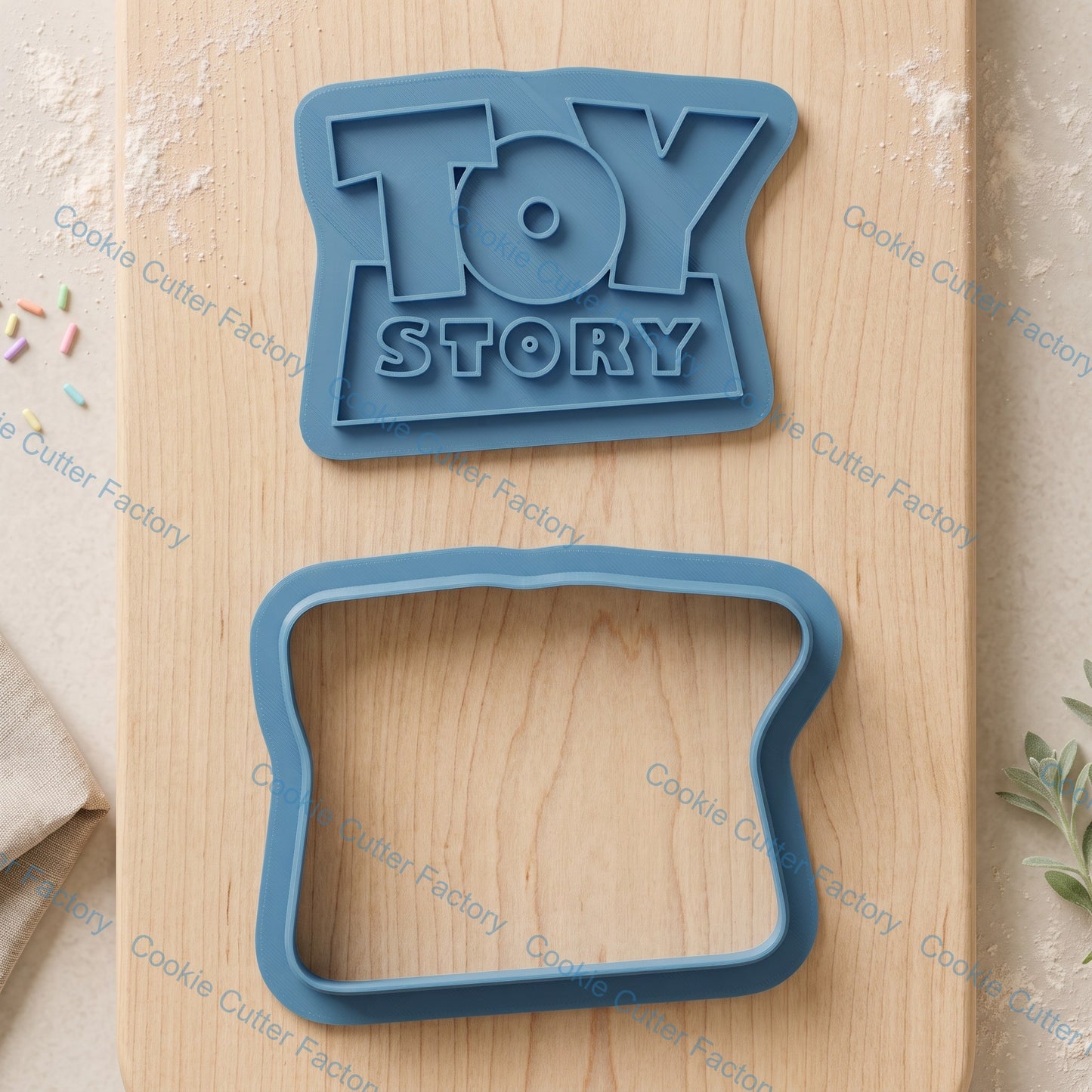 Toy Story Characters Cookie Cutter and Embosser Stamp Set