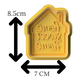 Home Sweet Home Cookie Cutter & Stamp