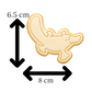 Platypus Cookie Cutter & Embosser Safari Animal Biscuit Stamp