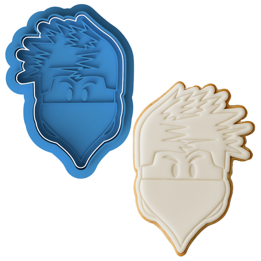 Roblox Ninja Cookie Cutter | Gamer Party Favor | Cookie Stamp Embosser