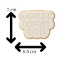 World’s Dopest Dad Cookie Cutter | Funny Father's Day Embosser | Weed Gift Cookie Stamp
