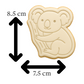Koala on Tree Cookie Cutter and Embosser Stamp | Australian Animal Theme