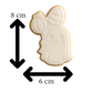 Ghost with Balloons Cookie Cutter and Stamp Embosser | Cute Halloween Cookie