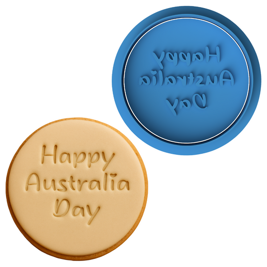 Happy Australia Day Embosser Stamp | National Holiday, Aussie, Celebration