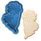 Double Daisy Cookie Cutter and Stamp Embosser | Flower Cookie Cutter