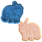Starry Unicorn Cookie Cutter | Cute Kawaii Pony Embosser