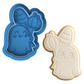 Ghost with Balloons Cookie Cutter and Stamp Embosser | Cute Halloween Cookie