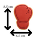 Boxing Glove Cookie Cutter and Embosser | Sports Theme Stamp