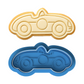 Race Car Cookie Cutter and Embosser Stamp | Vintage Speed Car