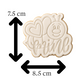 Be Mine Bee Cookie Cutter and Stamp Embosser | Valentine’s Day Cookie