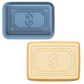 Money Bill Cookie Cutter & Embosser Finance Theme Biscuit Stamp