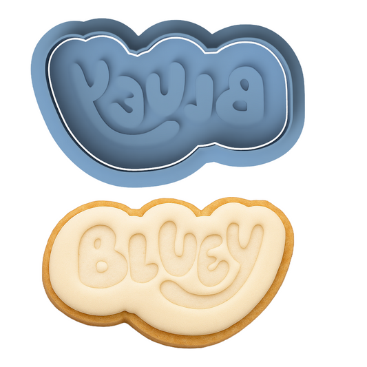 Bluey Logo Cookie Cutter & Embosser