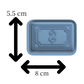 Money Bill Cookie Cutter & Embosser Finance Theme Biscuit Stamp